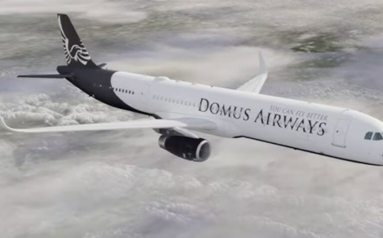 Domus Airways aterriza en Argentina avion