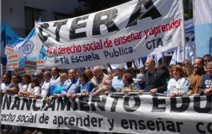 CTERA ratifica el paro docente de mañana y repudia la reforma laboral 1 CTERA